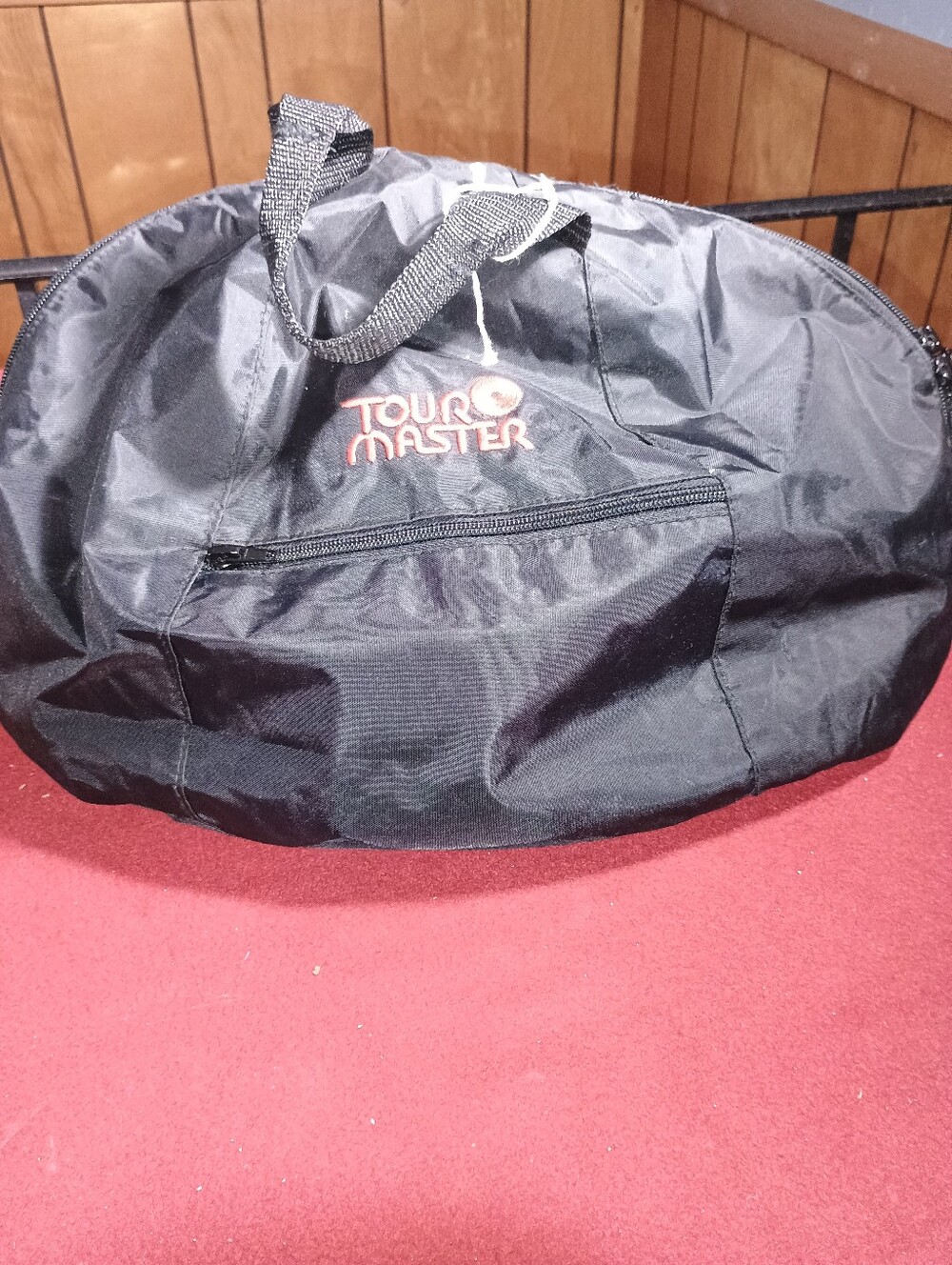Black Tour Master Motorcycle Helmet Bag Fleece lined